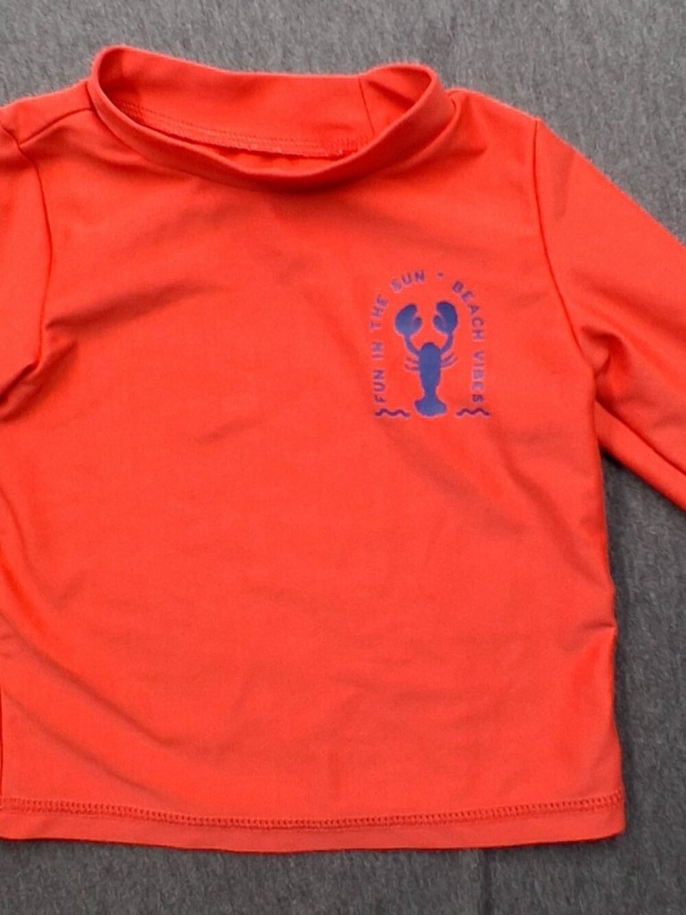 Carters toddler rash guard size 4t blue
